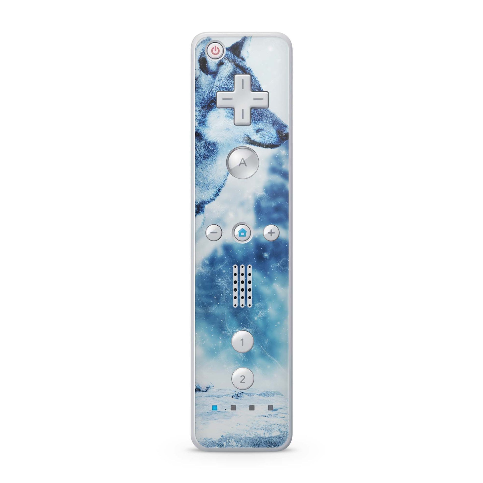 Nintendo Wii Remote Skin Schutz Design Folie für die Wii Fernbedienung snow wolf Aufkleber Skins4u