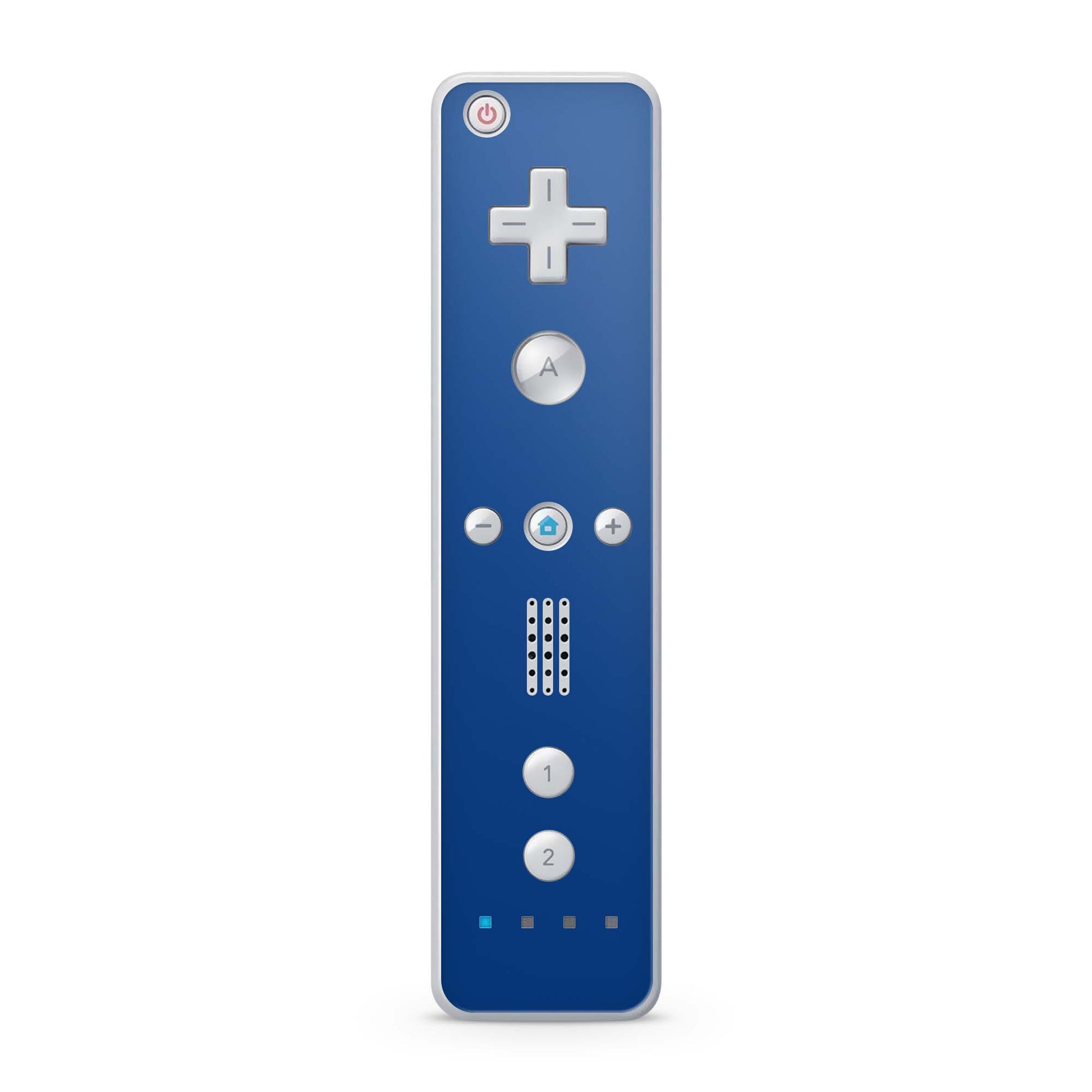 Nintendo Wii Remote Skin Schutz Design Folie für die Wii Fernbedienung solid state darkblue Aufkleber Skins4u
