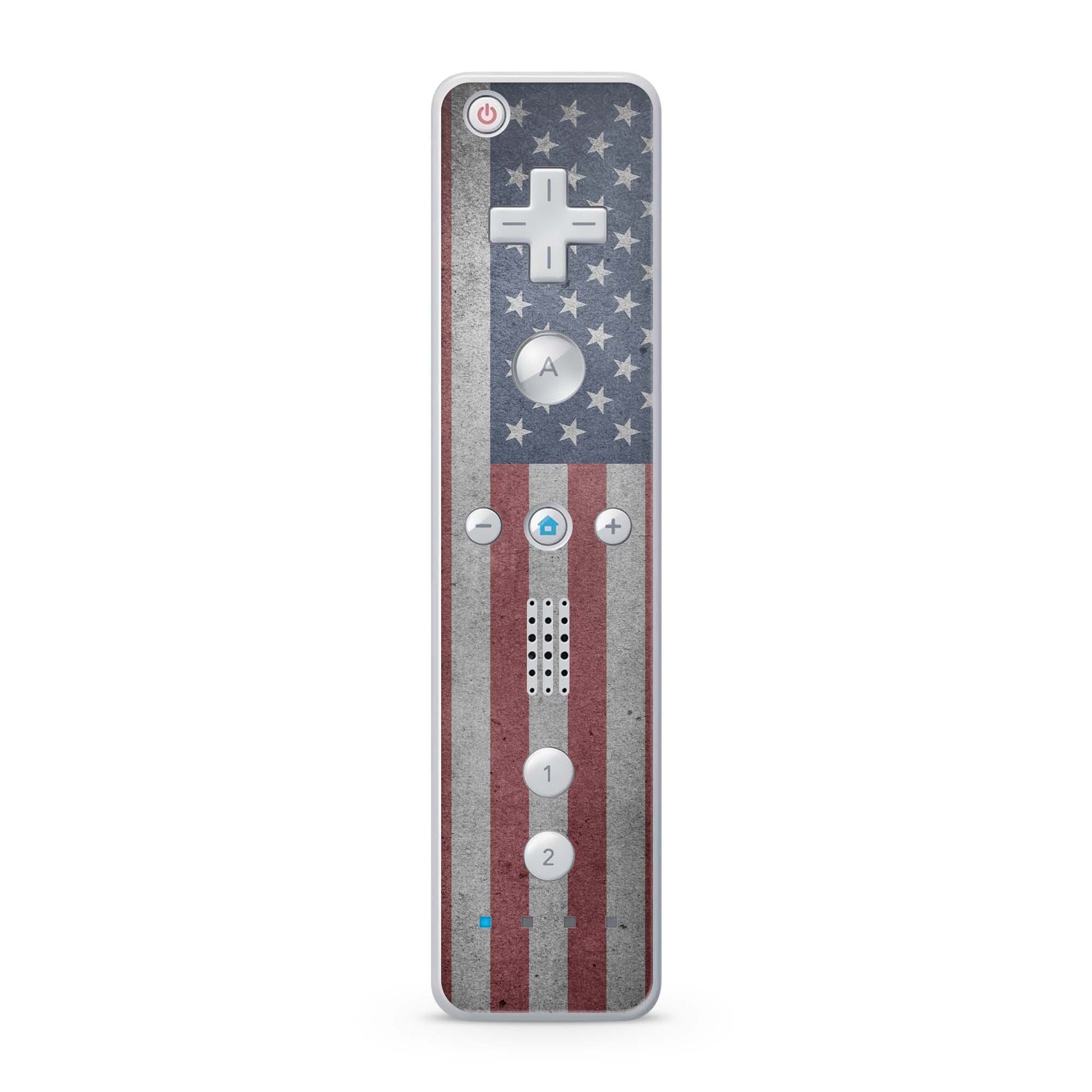 Nintendo Wii Remote Skin Schutz Design Folie für die Wii Fernbedienung usa flagge Aufkleber Skins4u