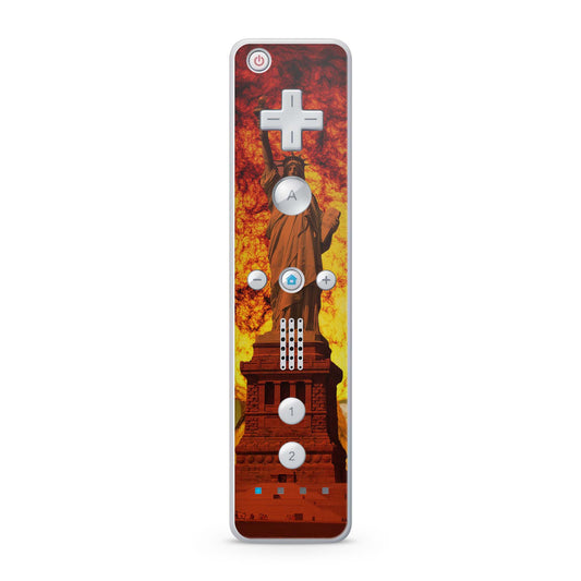 Nintendo Wii Remote Skin Schutz Design Folie für die Wii Fernbedienung wrong button Aufkleber Skins4u