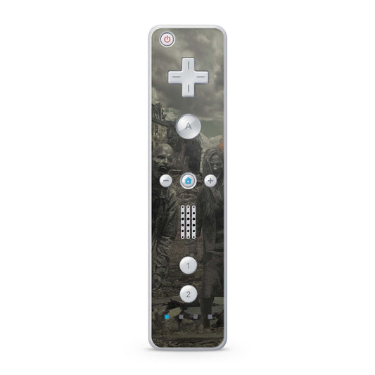 Nintendo Wii Remote Skin Schutz Design Folie für die Wii Fernbedienung zombie attack Aufkleber Skins4u