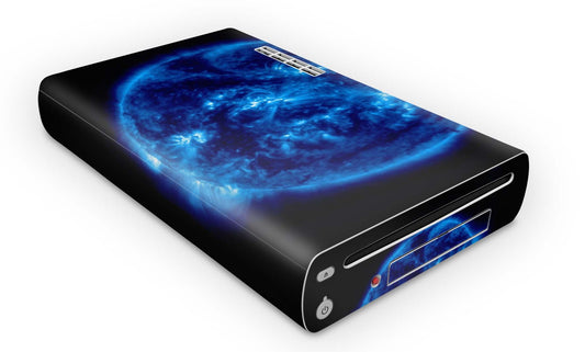 Nintendo Wii U Skin Konsolen und Tablet Controller Aufkleber Set Blue Giant Aufkleber Skins4u