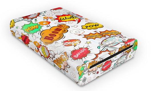 Nintendo Wii U Skin Konsolen und Tablet Controller Aufkleber Set Comics weiss Aufkleber Skins4u