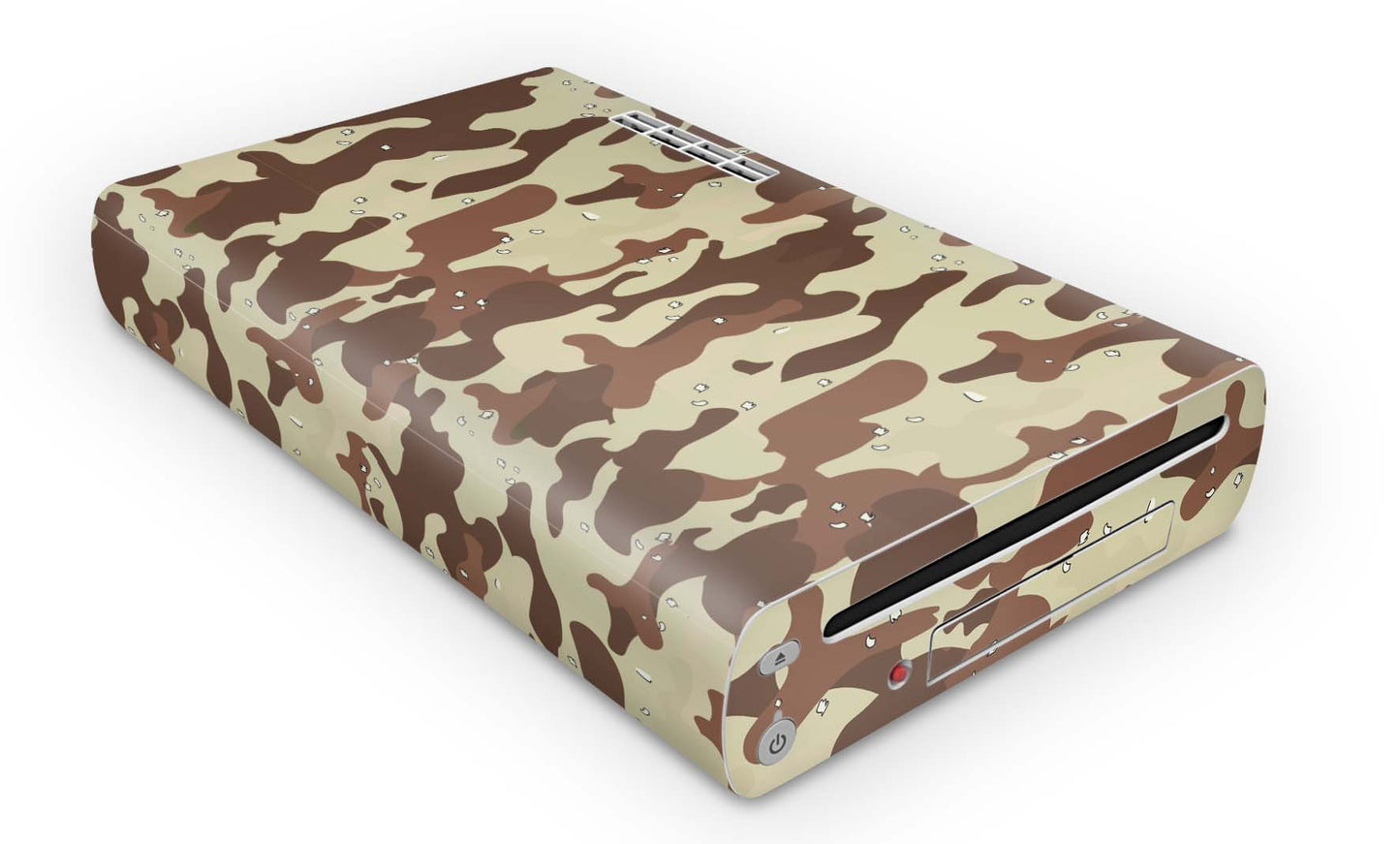 Nintendo Wii U Skin Konsolen und Tablet Controller Aufkleber Set Desert Camo Aufkleber Skins4u