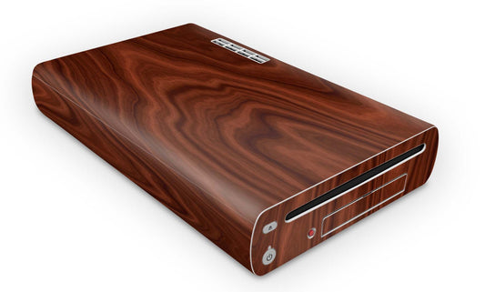 Nintendo Wii U Skin Konsolen und Tablet Controller Aufkleber Set Rosewood Aufkleber Skins4u