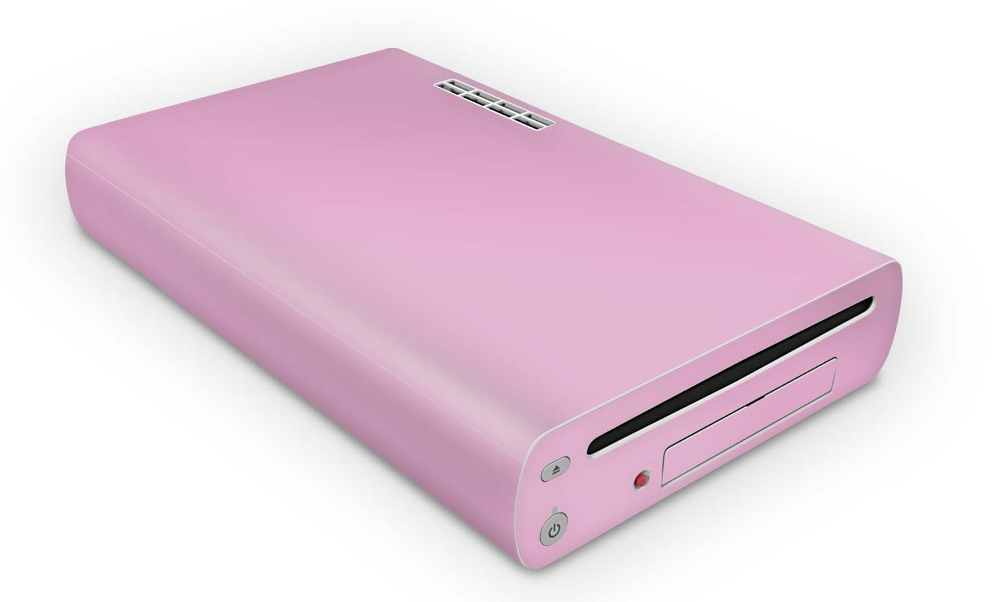 Nintendo Wii U Skin Konsolen und Tablet Controller Aufkleber Set Solid state Rosa Aufkleber Skins4u