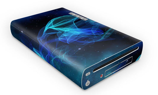 Nintendo Wii U Skin Konsolen und Tablet Controller Aufkleber Set Star Spiral Aufkleber Skins4u