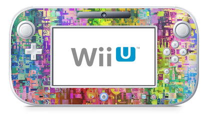 Nintendo Wii U Skin Konsolen und Tablet Controller Aufkleber Set Abstract Aufkleber Skins4u