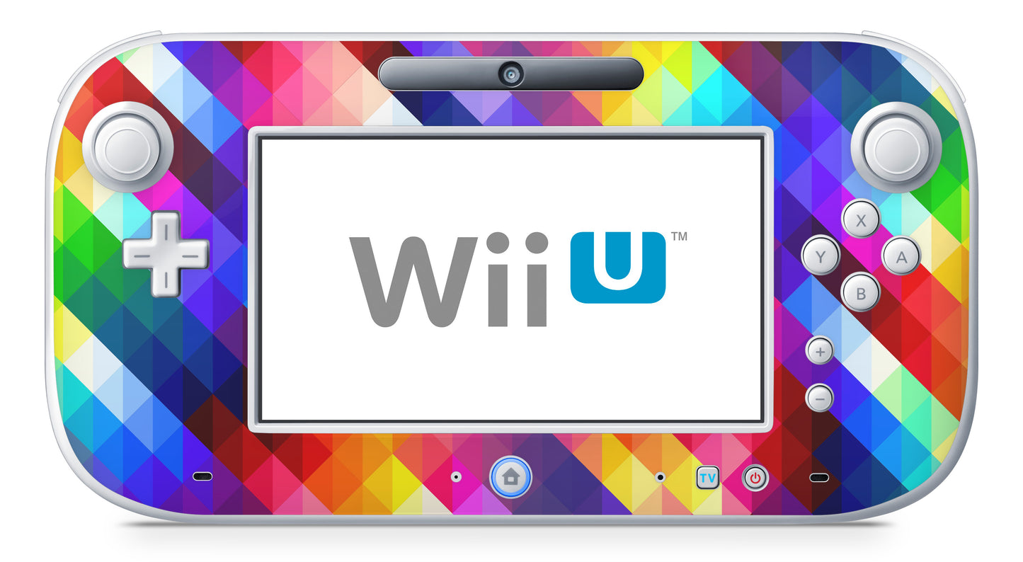 Nintendo Wii U Skin Konsolen und Tablet Controller Aufkleber Set Geo Aufkleber Skins4u