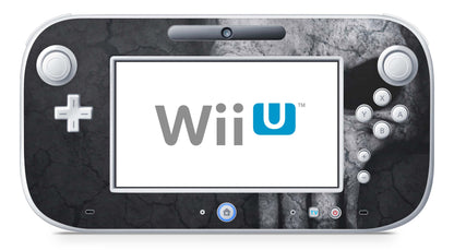 Nintendo Wii U Skin Konsolen und Tablet Controller Aufkleber Set Hard Skull Aufkleber Skins4u