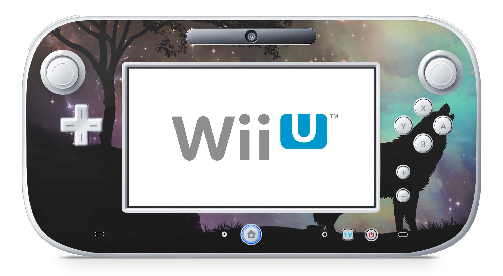 Nintendo Wii U Skin Konsolen und Tablet Controller Aufkleber Set Howling Stars Aufkleber Skins4u