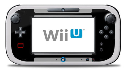 Nintendo Wii U Skin Konsolen und Tablet Controller Aufkleber Set Retro NES schwarz Aufkleber Skins4u