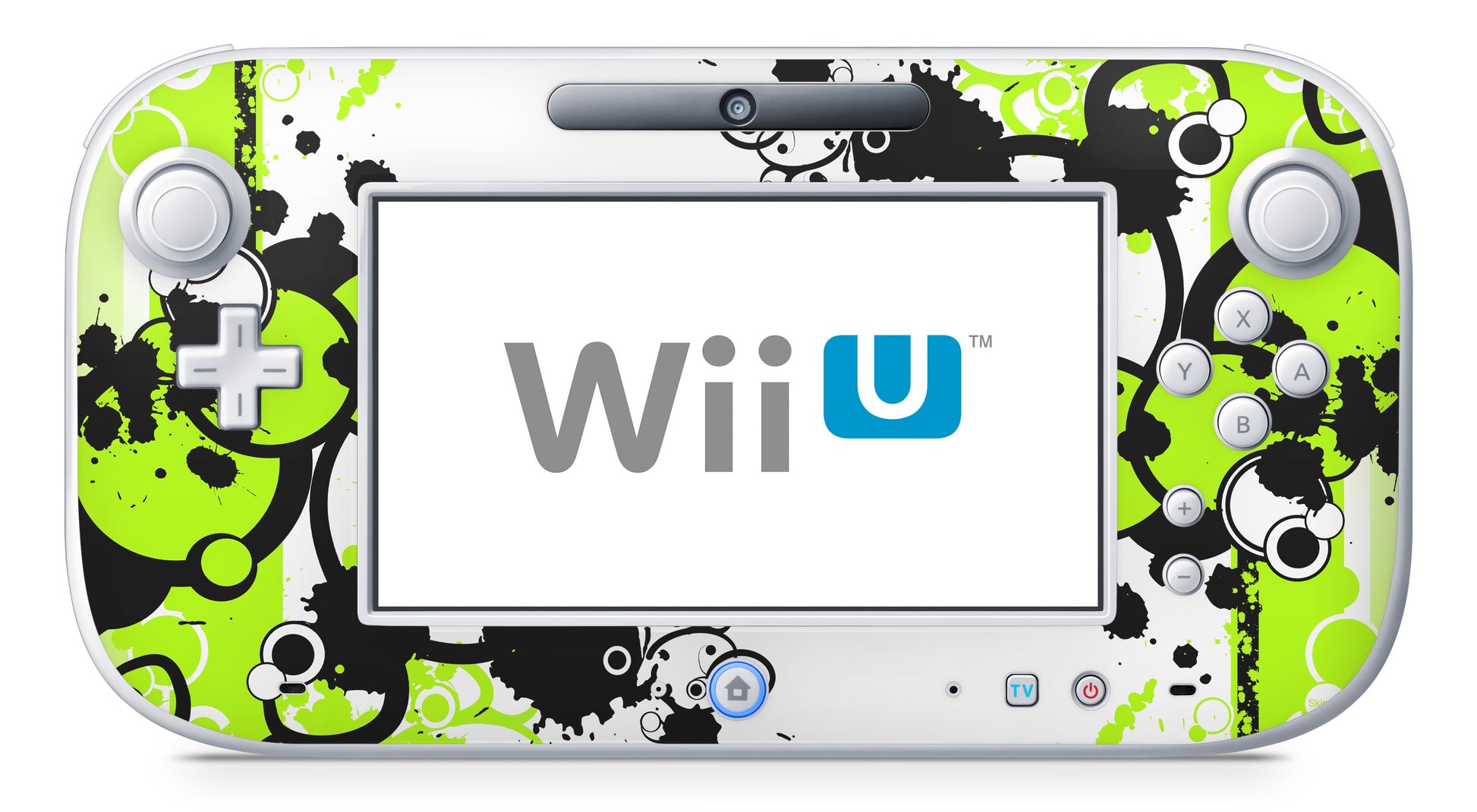 Nintendo Wii U Skin Konsolen und Tablet Controller Aufkleber Set Simply green Aufkleber Skins4u