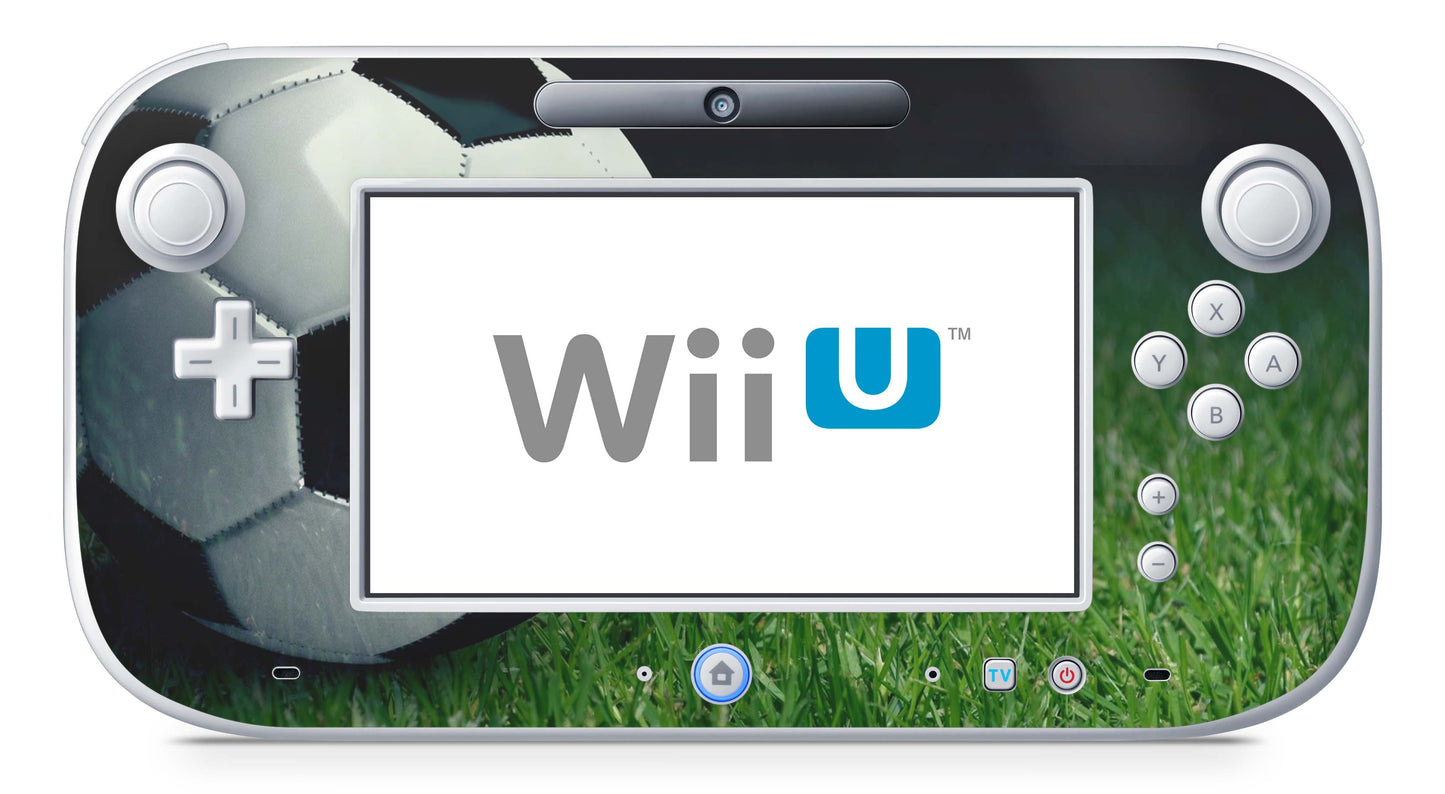 Nintendo Wii U Skin Konsolen und Tablet Controller Aufkleber Set Soccer Aufkleber Skins4u