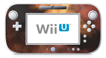 Nintendo Wii U Skin Konsolen und Tablet Controller Aufkleber Set Solar Storm Aufkleber Skins4u