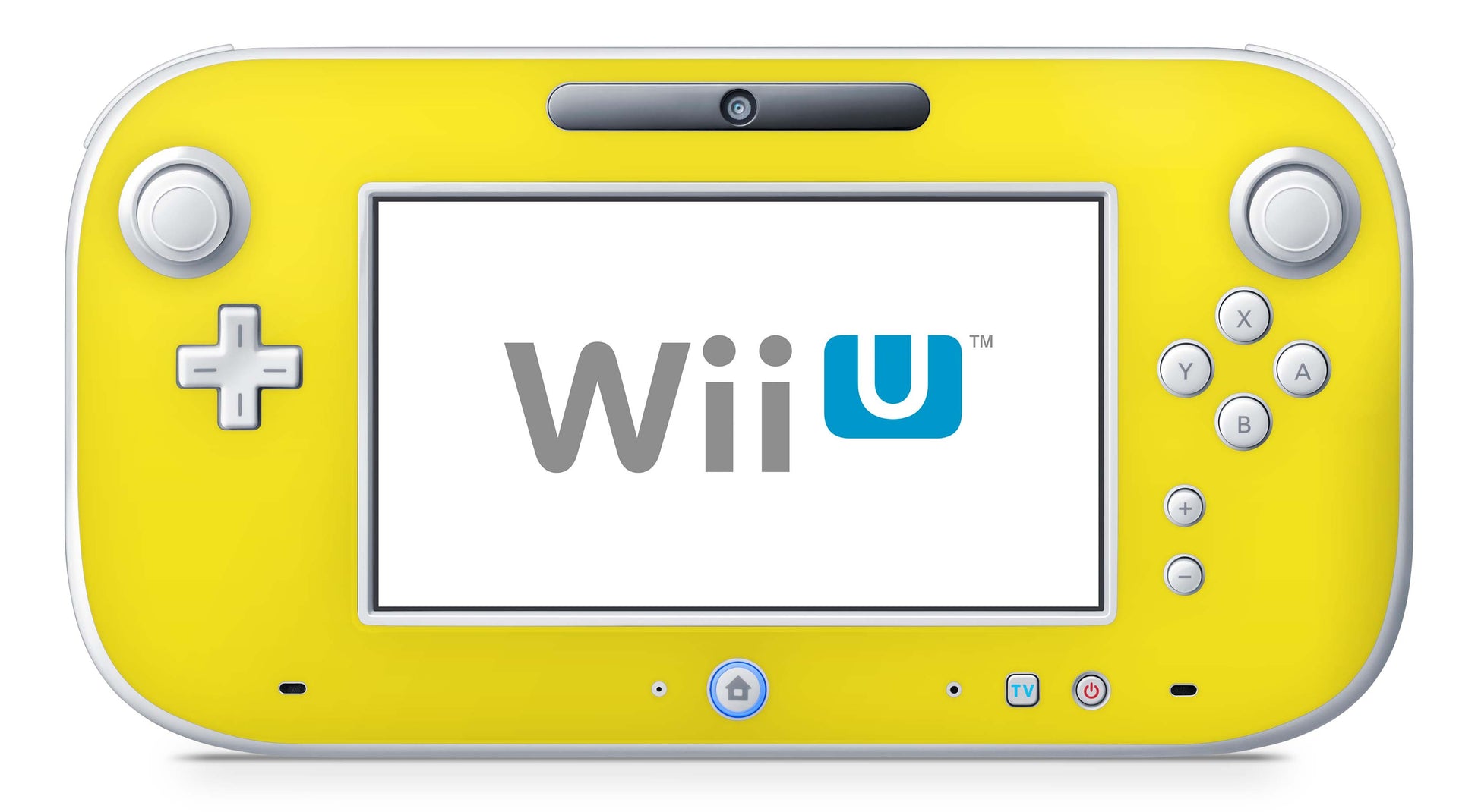 Nintendo Wii U Skin Konsolen und Tablet Controller Aufkleber Set Solid state Gelb Aufkleber Skins4u