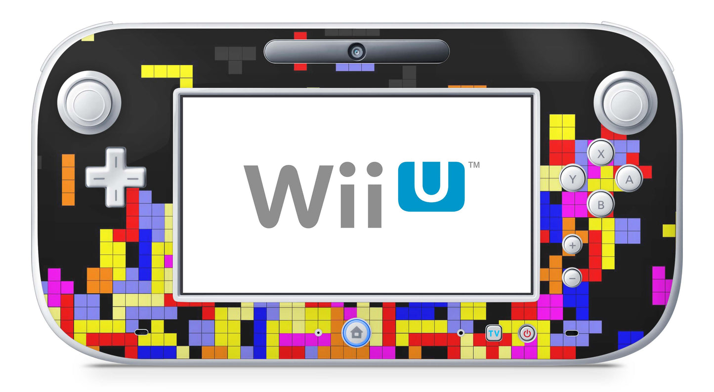 Nintendo Wii U Skin Konsolen und Tablet Controller Aufkleber Set Tetrads Aufkleber Skins4u