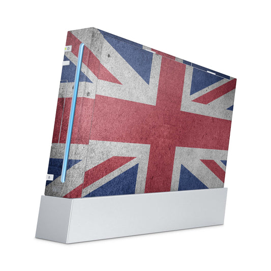 Nintendo Wii Skin Aufkleber Designfolie Skins Set union jack Aufkleber Skins4u