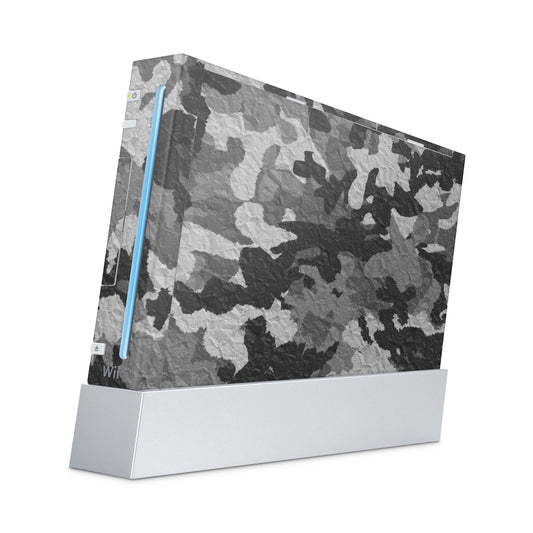 Nintendo Wii Skin Aufkleber Designfolie Skins Set urban camo crumble Aufkleber Skins4u