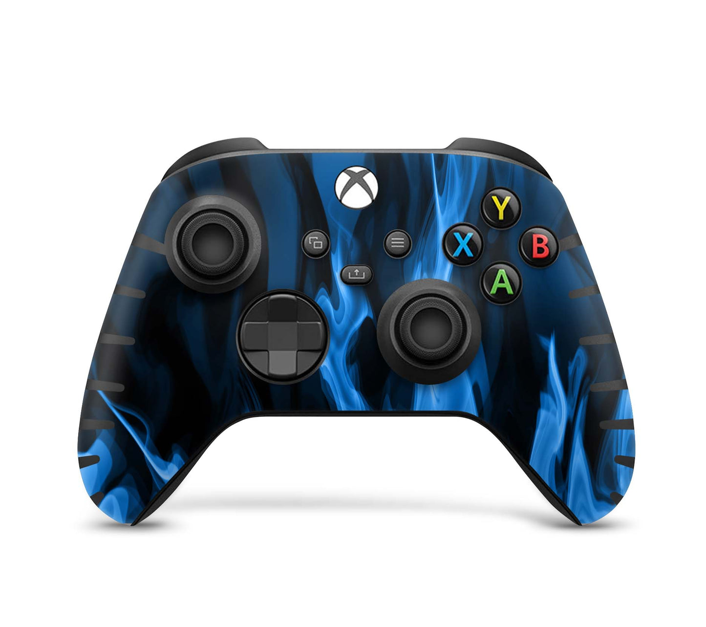 Xbox Controller Skin für Series S & X Controller Design Schutzfolie Blaue Flammen Aufkleber skins4u   