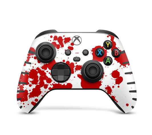 Xbox Controller Skin für Series S & X Controller Design Schutzfolie Blood Aufkleber skins4u   