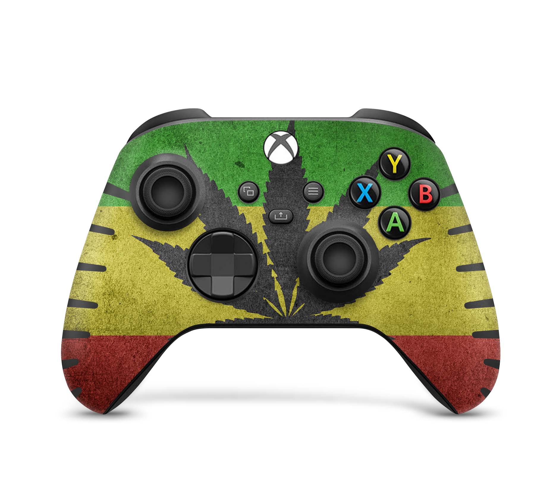 Xbox Controller Skin für Series S & X Controller Design Schutzfolie Canabis Aufkleber skins4u   