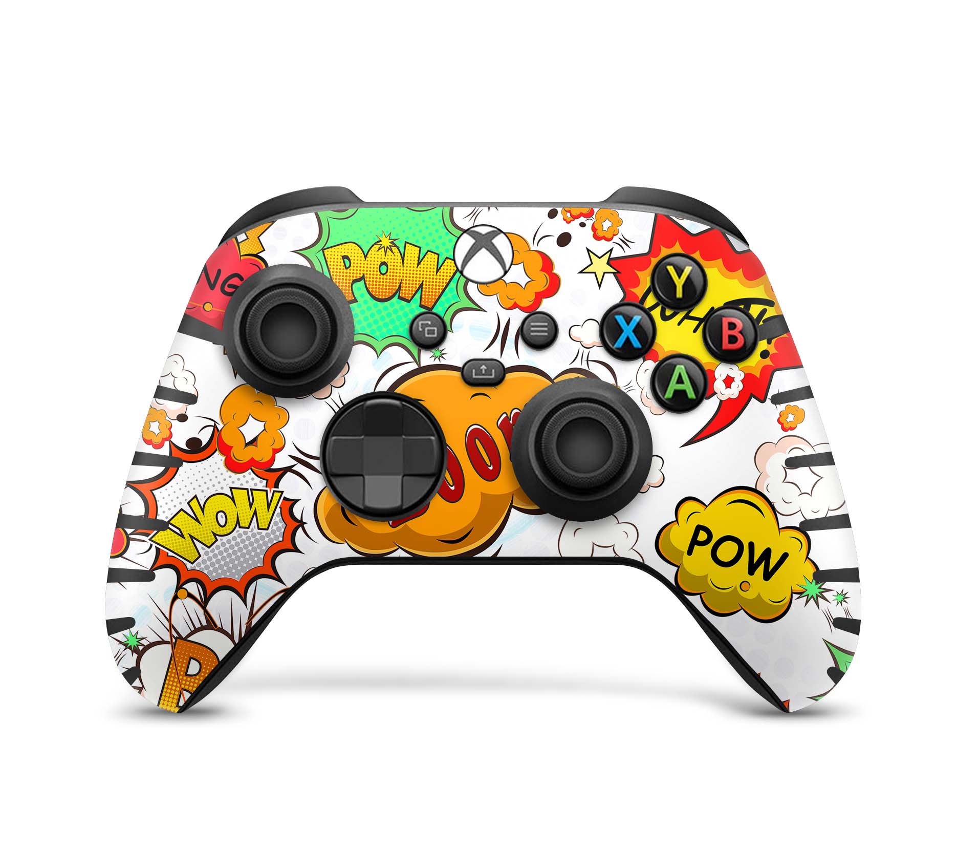 Xbox Controller Skin für Series S & X Controller Design Schutzfolie Comics weiss Aufkleber skins4u   