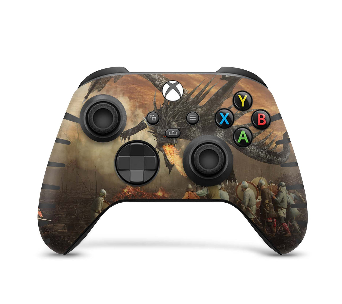 Xbox Controller Skin für Series S & X Controller Design Schutzfolie Dragon Aufkleber skins4u   