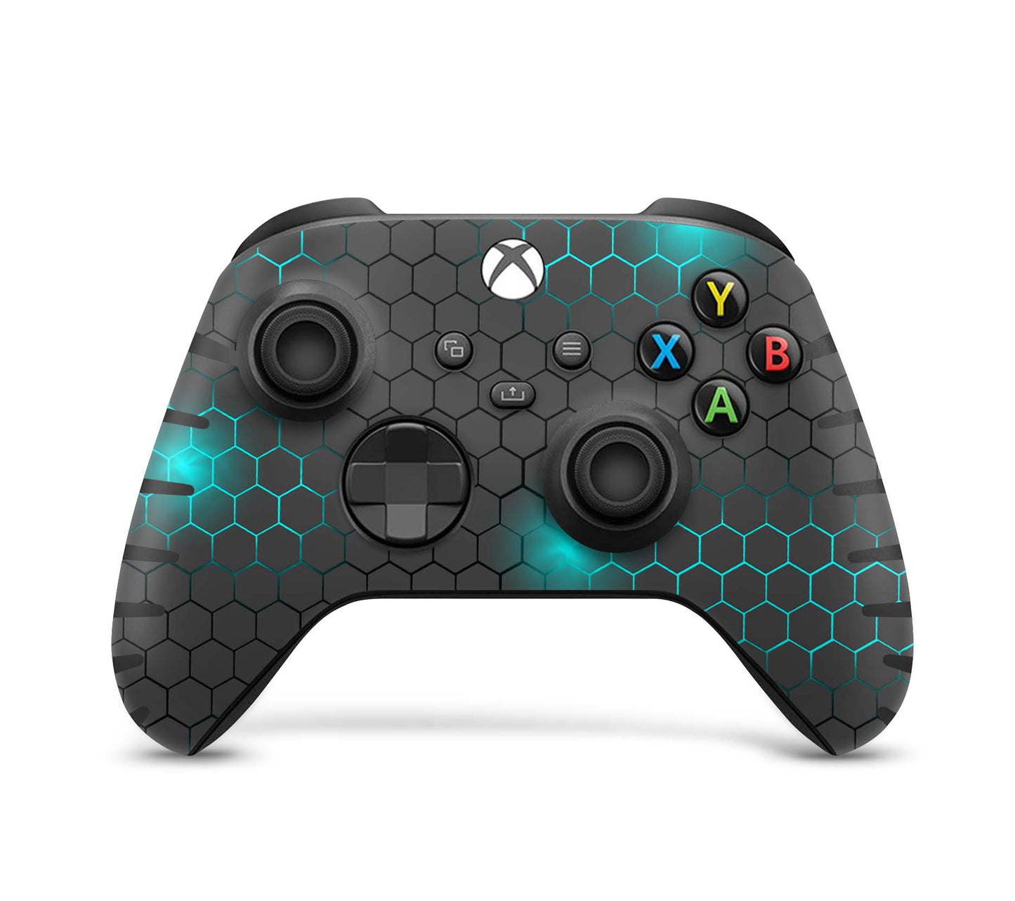 Xbox Controller Skin für Series S & X Controller Design Schutzfolie Exo small blue Aufkleber skins4u   