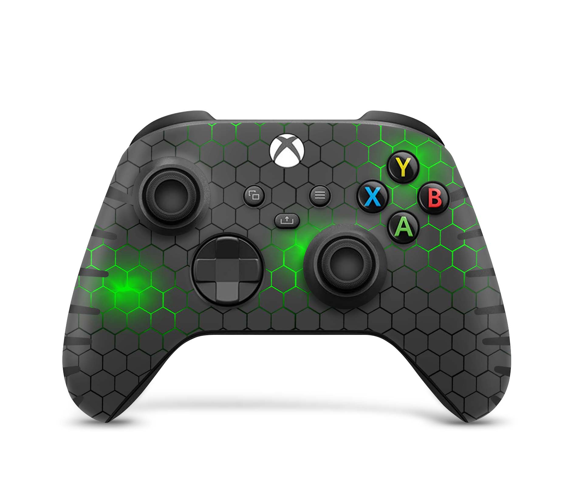 Xbox Controller Skin für Series S & X Controller Design Schutzfolie Exo small green Aufkleber skins4u   