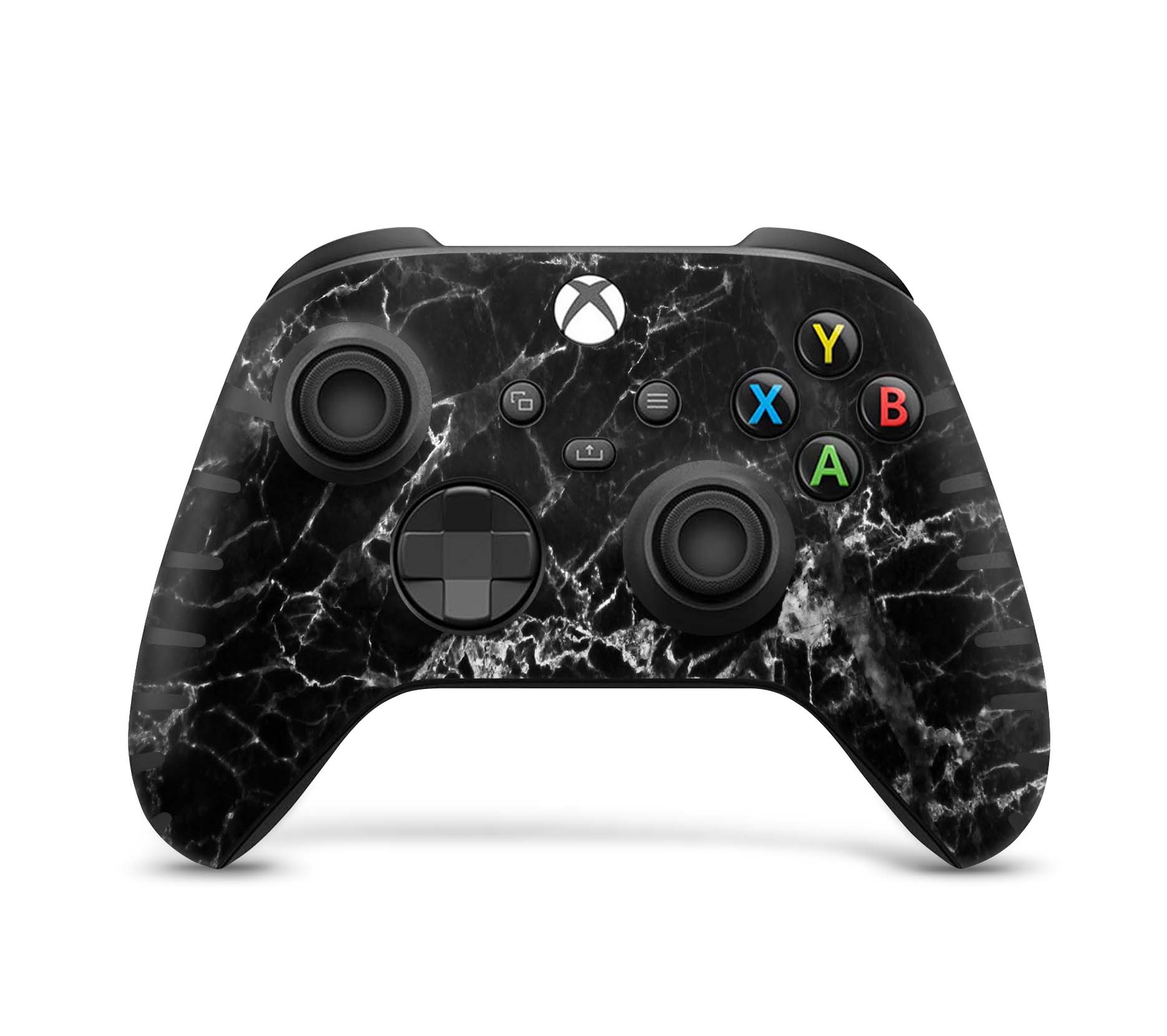 Xbox Controller Skin für Series S & X Controller Design Schutzfolie Marmor schwarz Aufkleber skins4u   