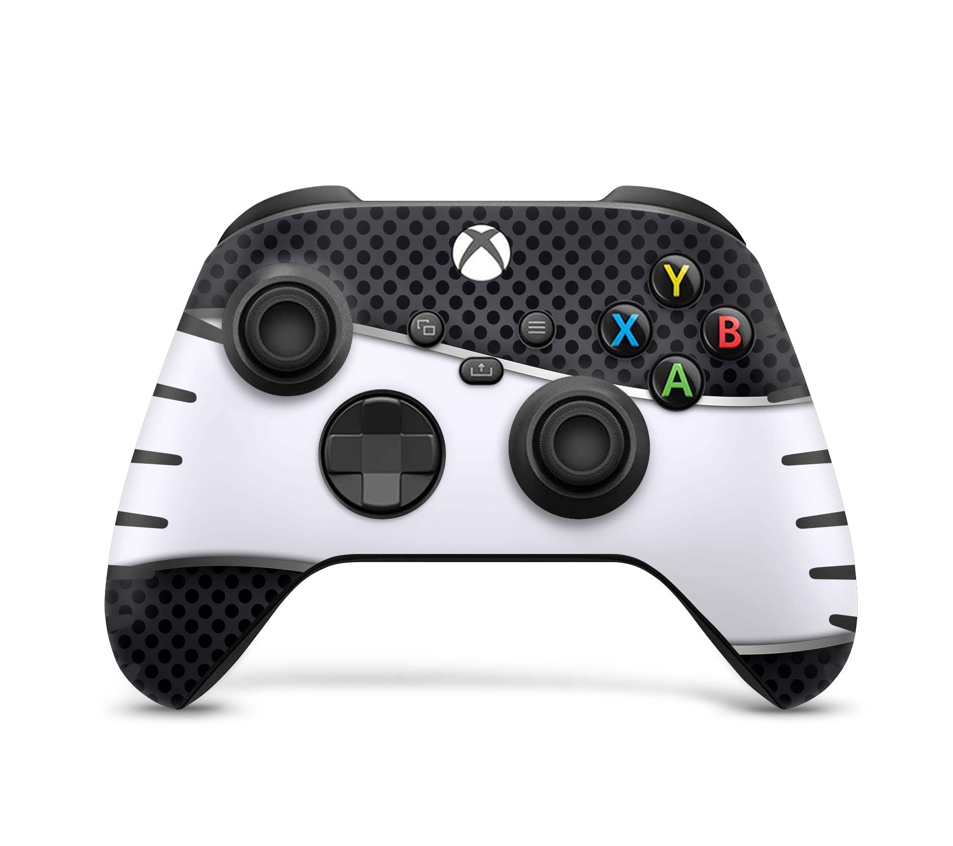 Xbox Controller Skin für Series S & X Controller Design Schutzfolie Metal Stripe Aufkleber skins4u   