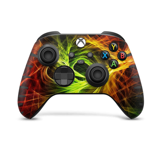 Xbox Controller Skin für Series S & X Controller Design Schutzfolie Particles Aufkleber skins4u   