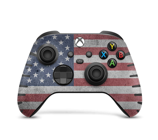 Xbox Controller Skin für Series S & X Controller Design Schutzfolie USA Patriotic Aufkleber skins4u   