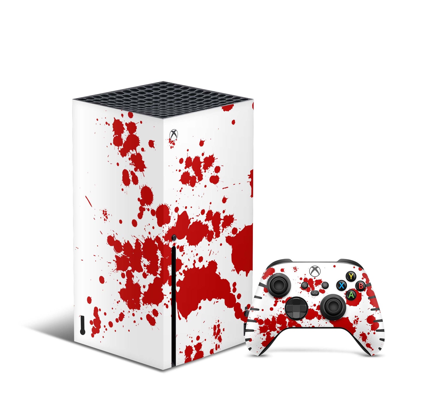 Xbox Series X Skin Aufkleber Design Schutzfolie Vinyl - Blood Aufkleber Skins4u