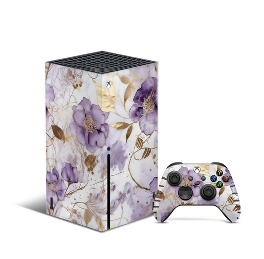 Xbox Series X Skin Aufkleber Design Schutzfolie Vinyl - Purple-Heart Aufkleber Skins4u