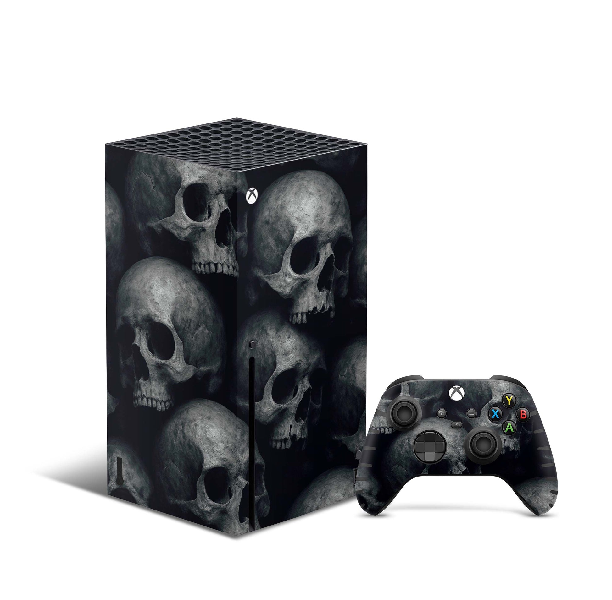 Xbox Series X Skin Aufkleber Design Schutzfolie Vinyl - Skulls-Dark Aufkleber Skins4u