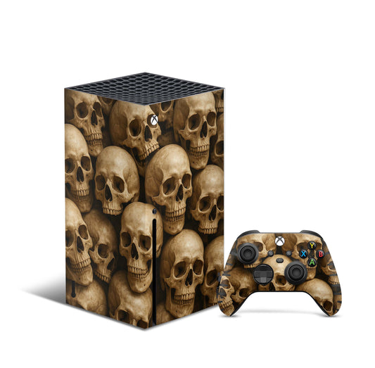 Xbox Series X Skin Aufkleber Design Schutzfolie Vinyl - Skulls-Lite Aufkleber Skins4u