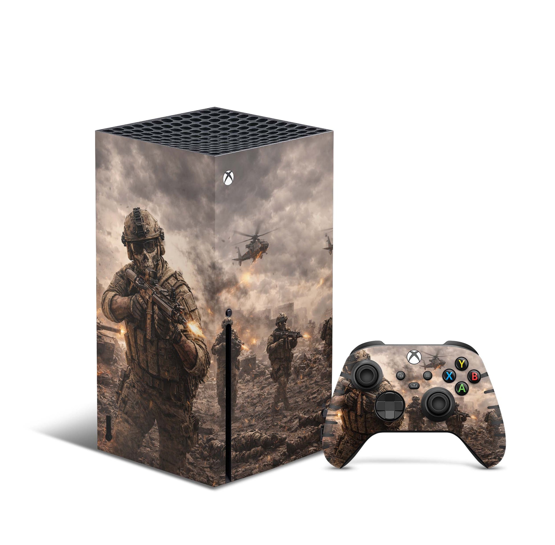 Xbox Series X Skin Aufkleber Design Schutzfolie Vinyl - Soldier Aufkleber Skins4u