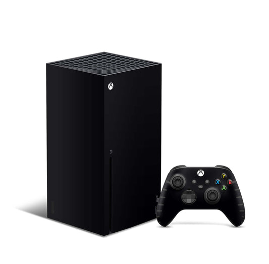 Xbox Series X Skin Aufkleber Design Schutzfolie Vinyl - Solid-State-Black Aufkleber Skins4u