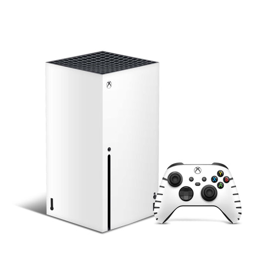 Xbox Series X Skin Aufkleber Design Schutzfolie Vinyl - Solid-State-Weiss Aufkleber Skins4u