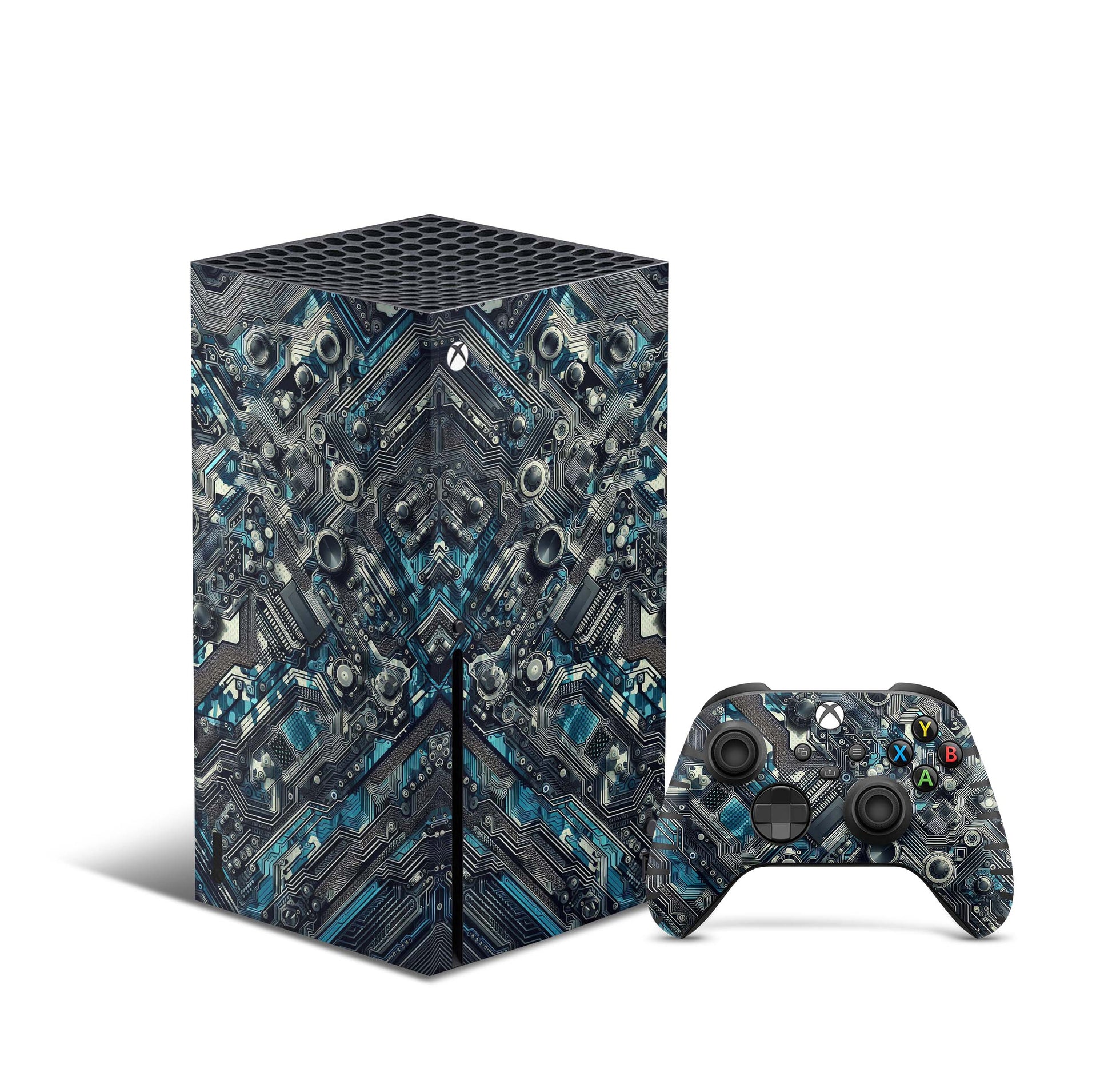 Xbox Series X Skin Aufkleber Design Schutzfolie Vinyl - Technical Aufkleber Skins4u