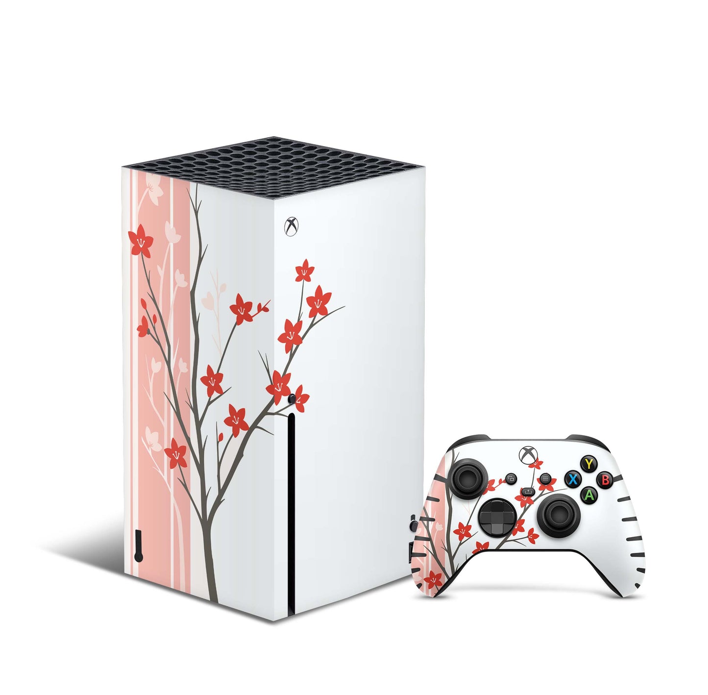Xbox Series X Skin Aufkleber Design Schutzfolie Vinyl - Tranquility-Pink Aufkleber Skins4u
