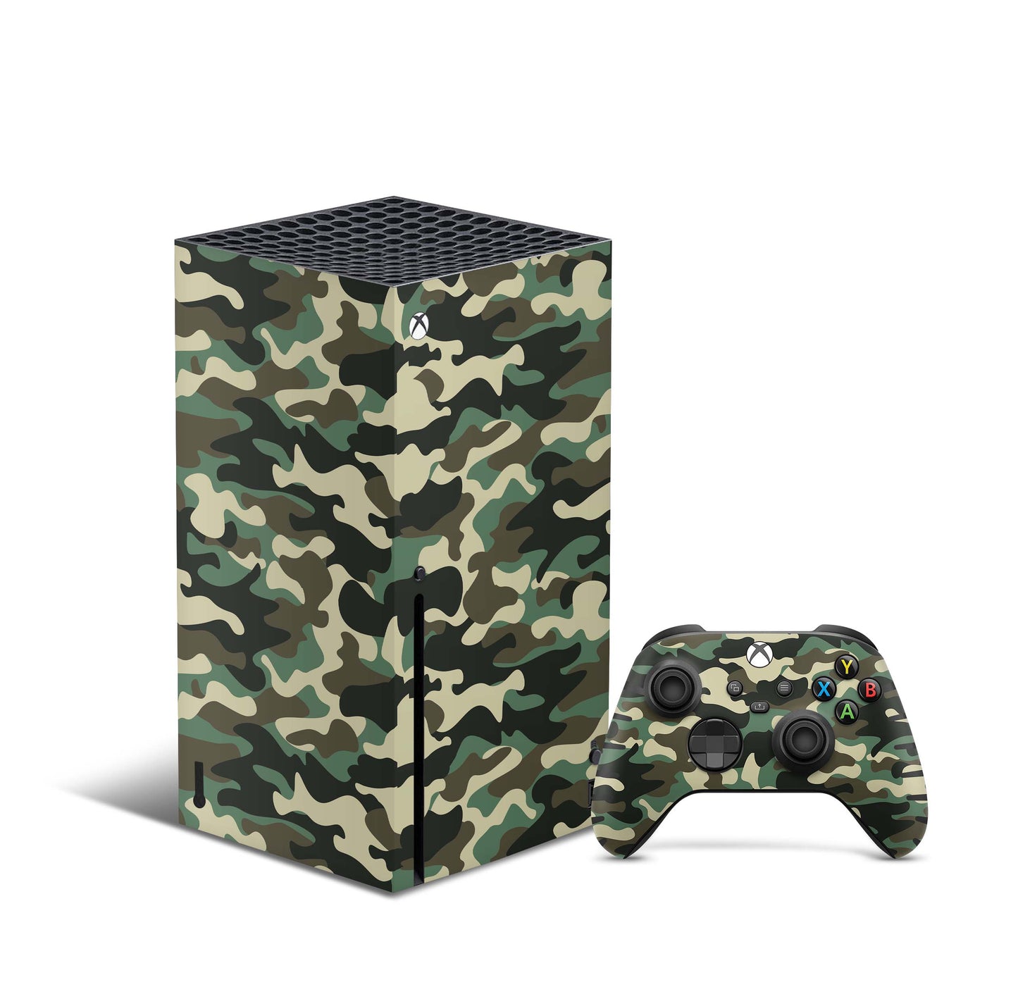 Xbox Series X Skin Aufkleber Design Schutzfolie Vinyl - Wood-Camo Aufkleber Skins4u