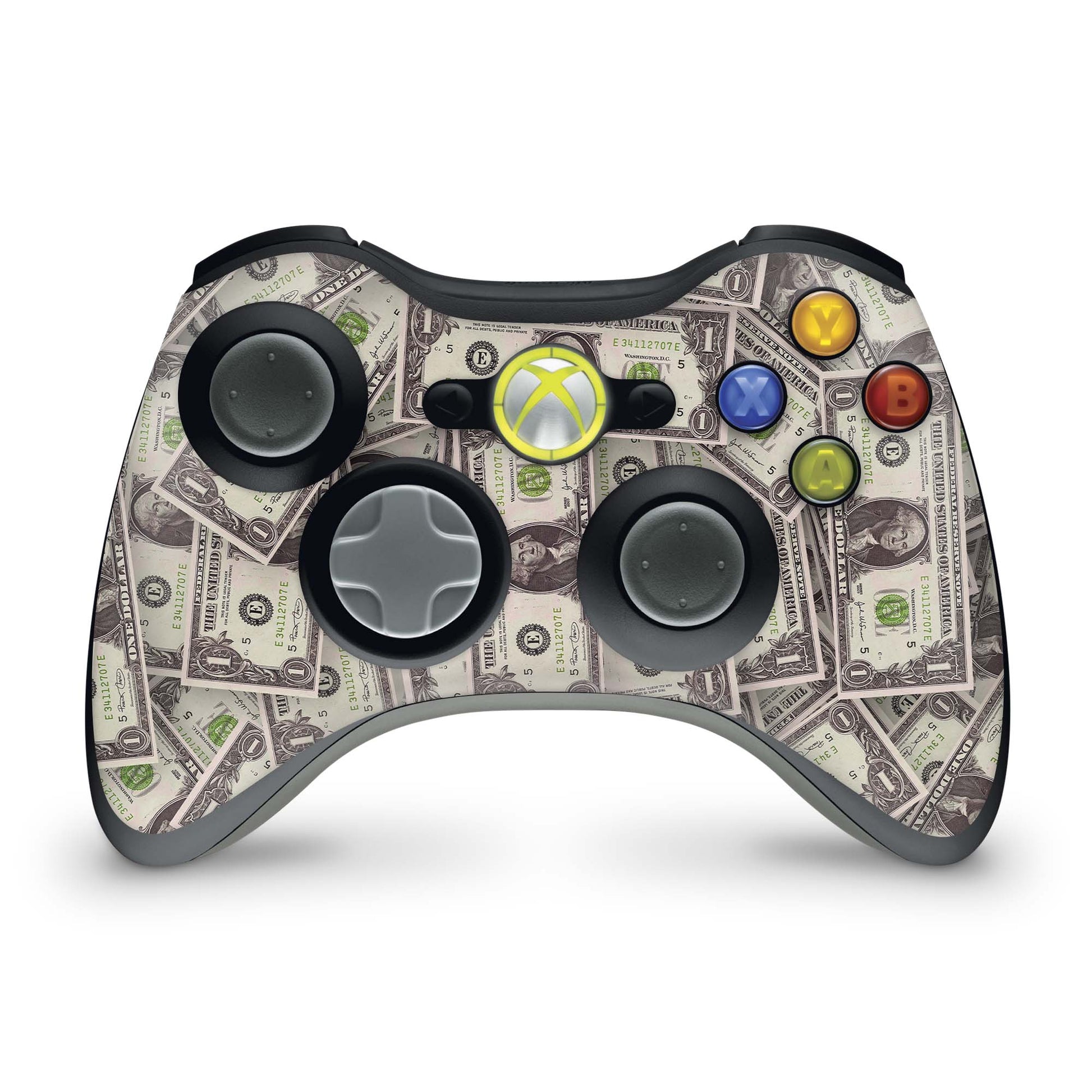 Xbox 360 Controller Skin Vinyl Aufkleber Cash Aufkleber Skins4u