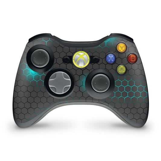 Xbox 360 Controller Skin Vinyl Aufkleber Exo small blue Aufkleber Skins4u