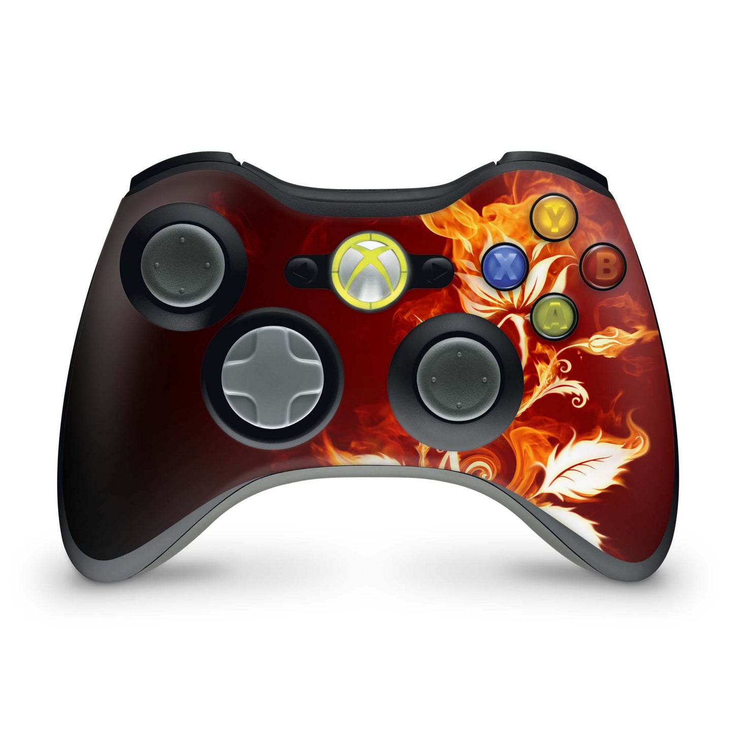 Xbox 360 Controller Skin Vinyl Aufkleber Flower of Fire Aufkleber Skins4u