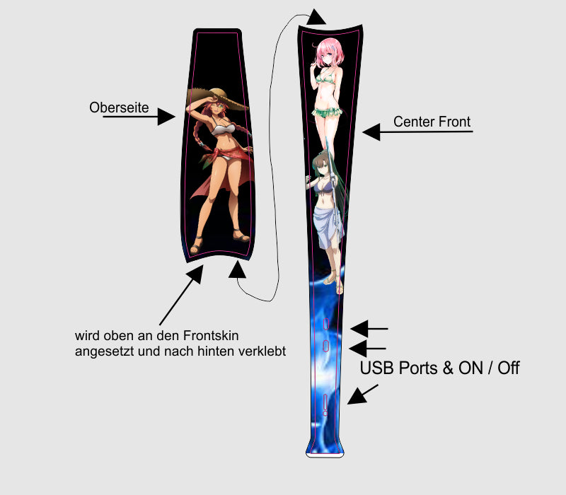 Playstation 5 PRO Skins Aufkleber individuell selbst gestalten Wunschbild personalisieren MIT Disk Laufwerk cpb_product Skins4u