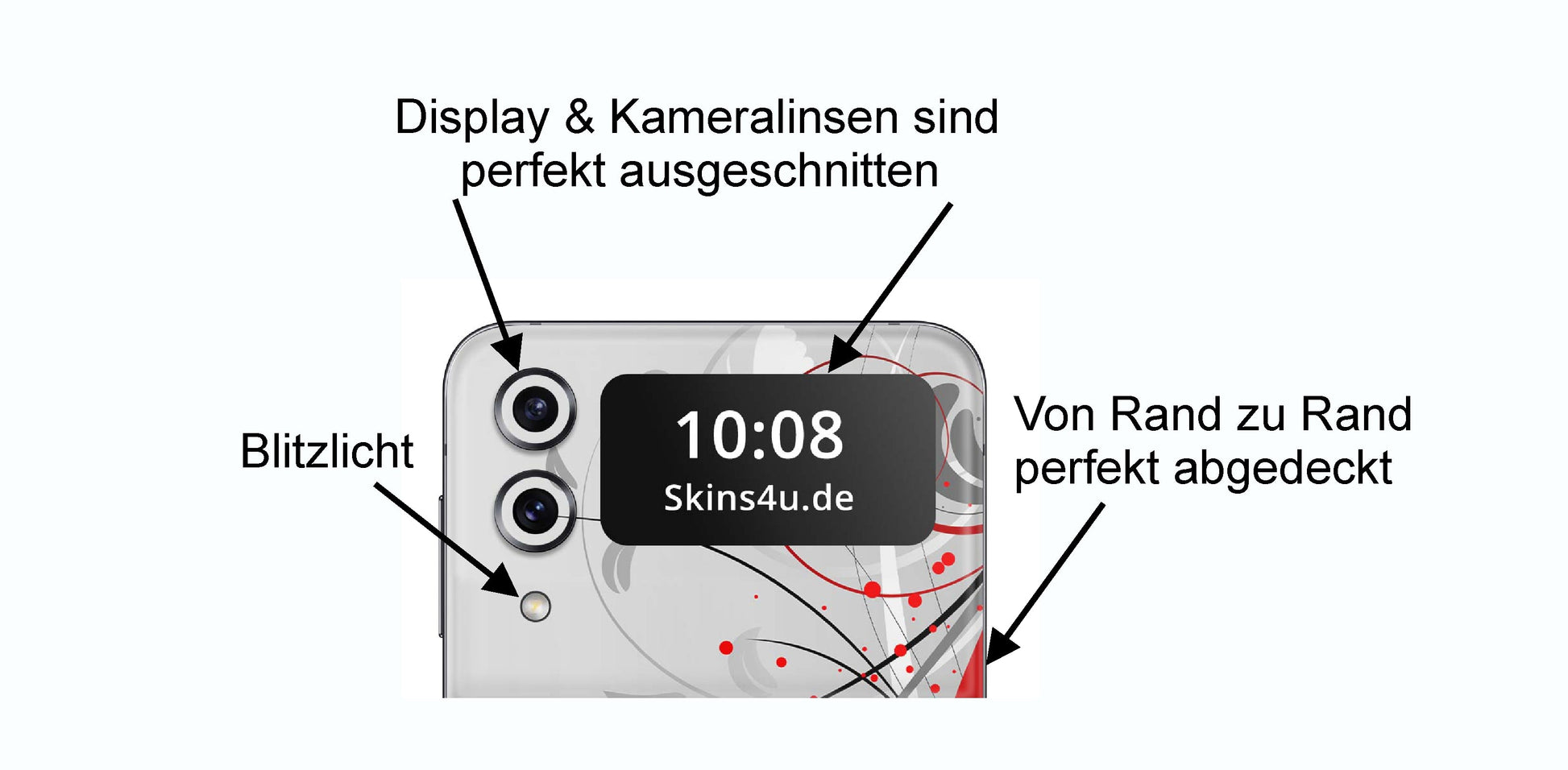 Samsung Galaxy Z Flip 3 Flip 4 Skin Handy Folie Premium Astronomy Aufkleber Skins4u   