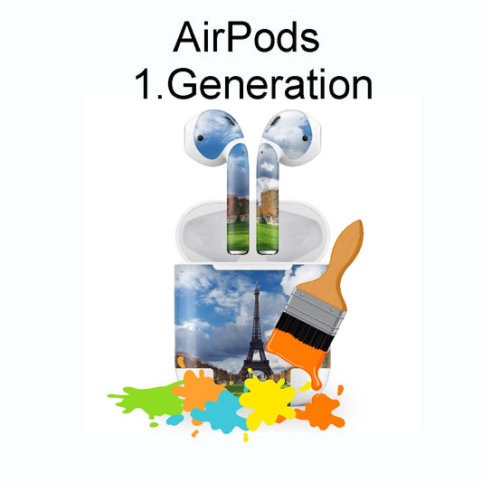 Apple AirPods Skins 1.Generation selbst gestalten individueller Skin Sticker Set Aufkleber Skins4u   